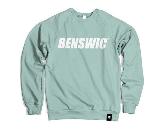 Benswic Logo Sponge Fleece Drop Shoulder Crew